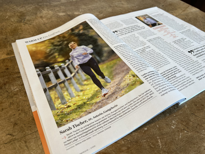 Sarah Tischer in der Runner's World