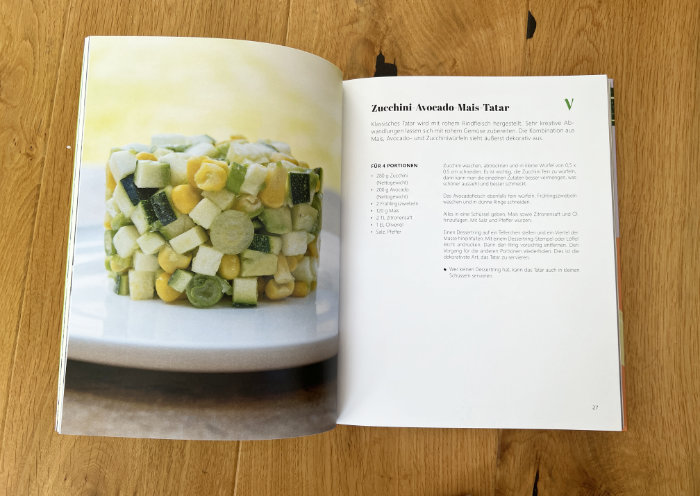 Zucchini Tatar aus dem Kochbuch von Sarah Tischer