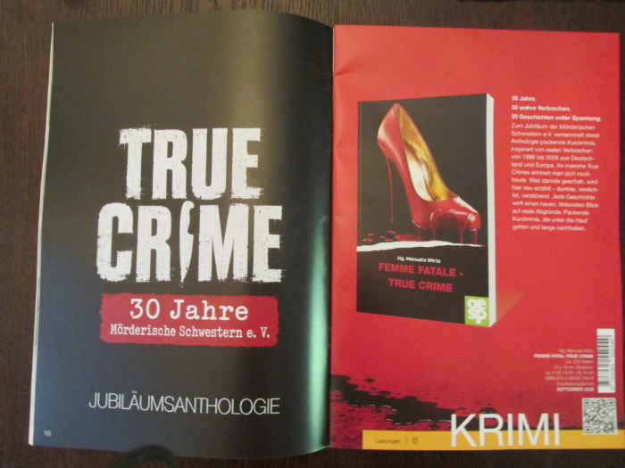 Eine neue Krimi-Kurzgeschichte in einer Anthologie